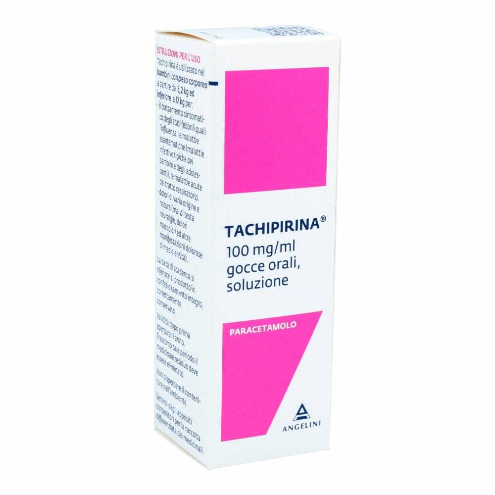 TACHIPIRINA*BB orale gtt 30 ml 100 mg/ml