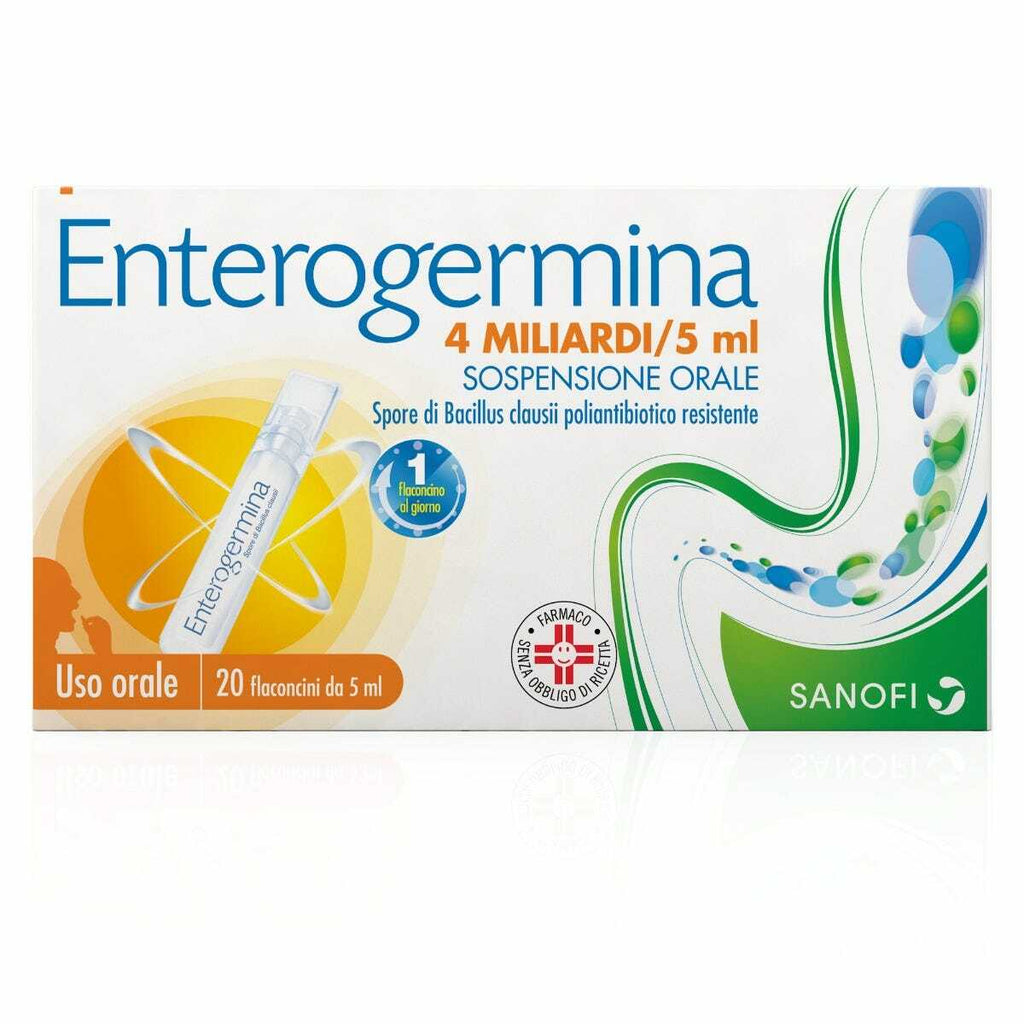 ENTEROGERMINA*orale sosp 20 flaconcini 4 mld 5 ml