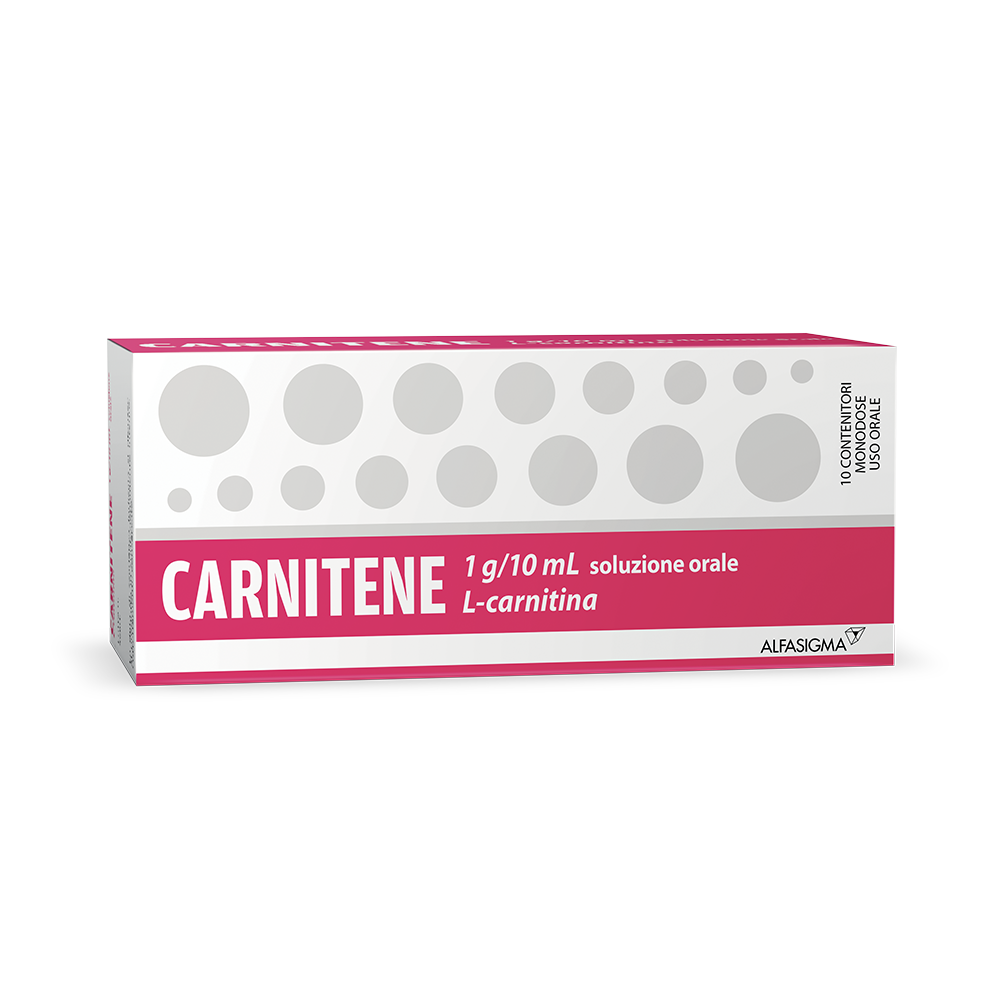 CARNITENE*orale soluz 10 flaconcini 1 g/10 ml