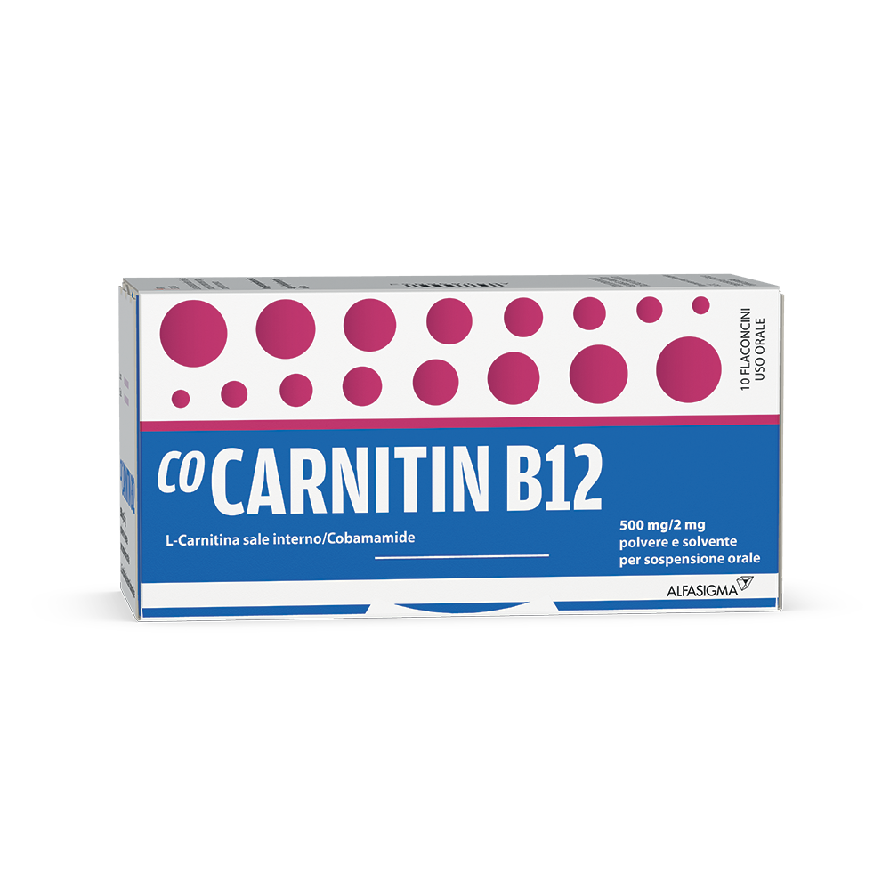 COCARNITIN B12*orale sosp 10 flaconcini 10 ml 500 mg + 2 mg