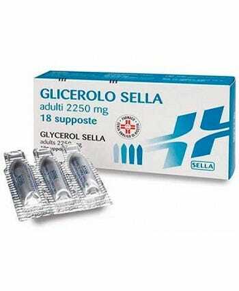 GLICEROLO (SELLA)*AD 18 supp 2.250 mg