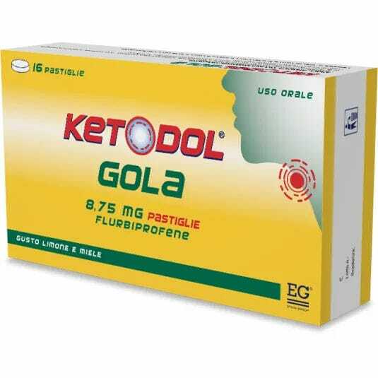 KETODOL GOLA*16 pastiglie 8,75 mg limone miele