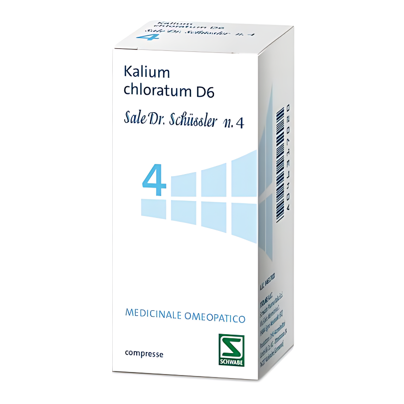 KALIUM CHLORATUM D6 SALE DR.SCHUSSLER N.4*D6 200 cpr flacone