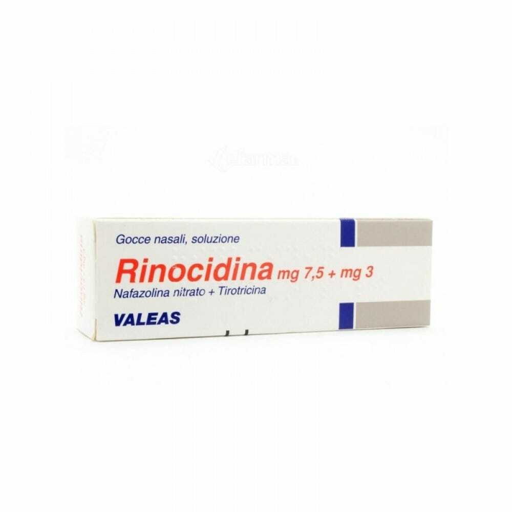 RINOCIDINA*gtt rinol 5 ml 7,5 mg + 3 mg