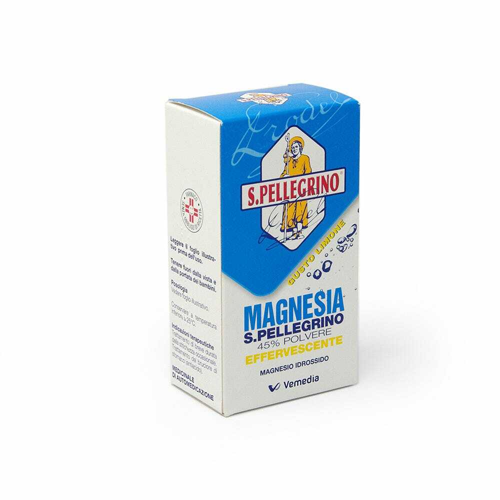 MAGNESIA SAN PELLEGRINO*orale polv eff limone 100 g 45%