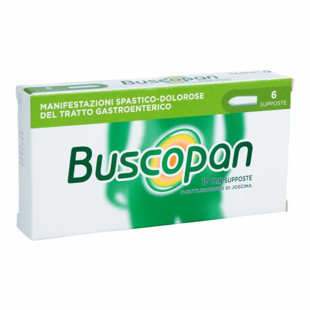 BUSCOPAN*6 supp 10 mg