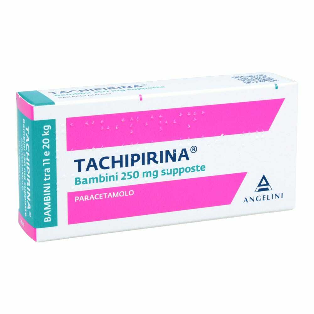 TACHIPIRINA*BB 10 supp 250 mg