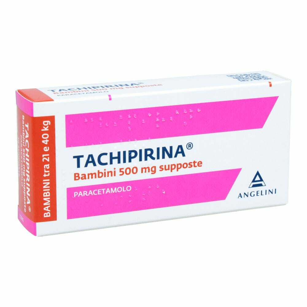 TACHIPIRINA*BB 10 supp 500 mg
