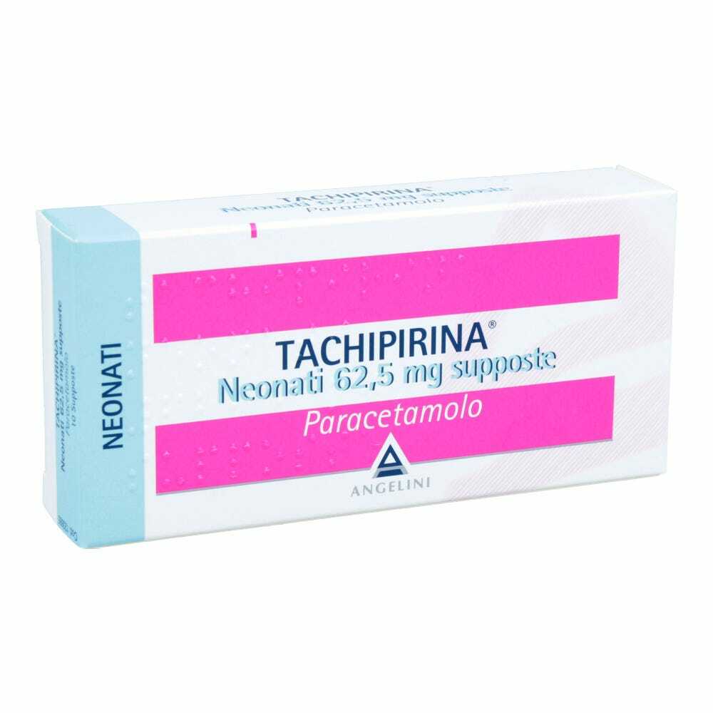 TACHIPIRINA*NEONATI 10 supp 62,5 mg