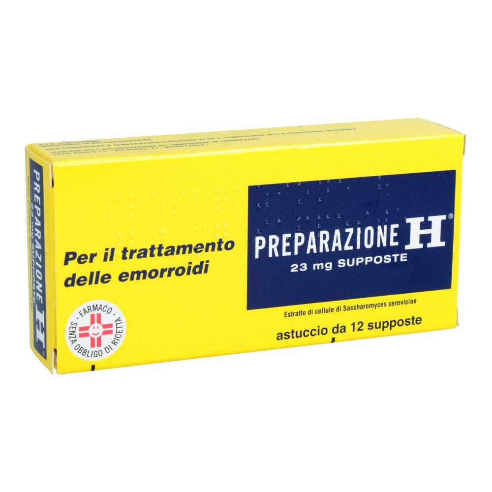 PREPARAZIONE H*12 supp 23 mg