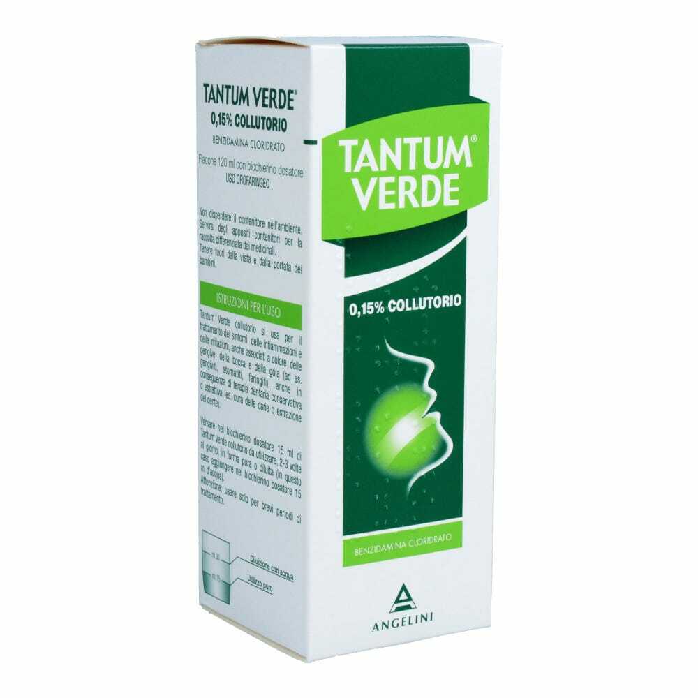 TANTUM VERDE*collutorio 120 ml 0,15%