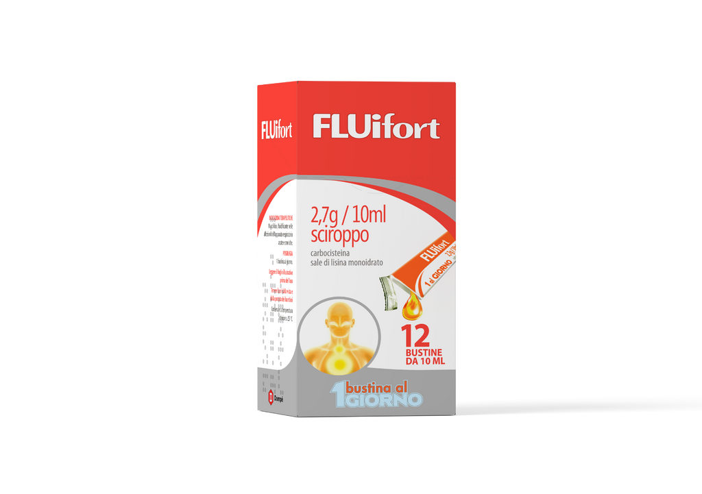 FLUIFORT*sciroppo 12 bustine 2,7 g/10 ml
