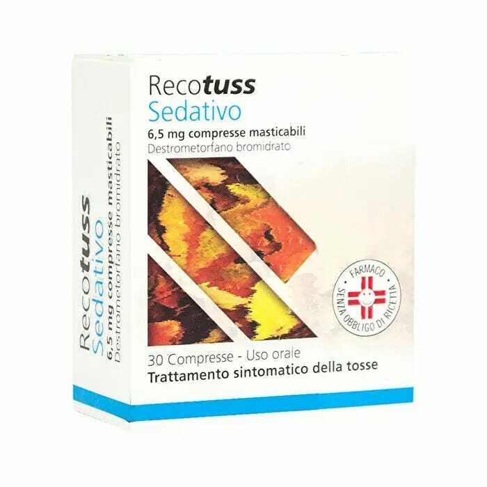RECOTUSS SEDATIVO*30 cpr mast 6,5 mg
