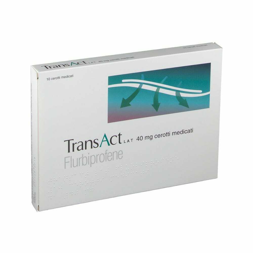 TRANSACT LAT*10 cerotti medicati 40 mg