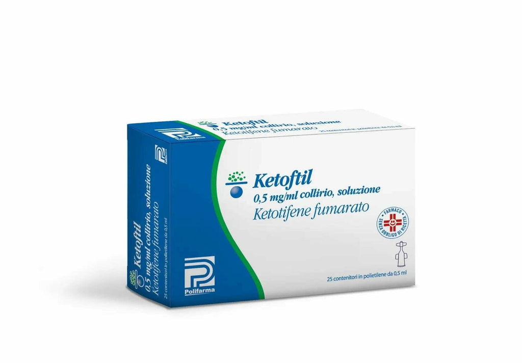 KETOFTIL*25 monod collirio 0,5 ml 0,5 mg/ml