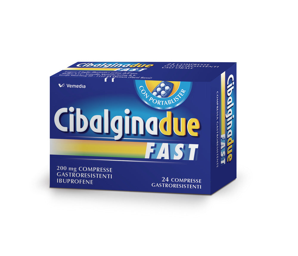 CIBALGINA DUE FAST*24 cpr gastrores 200 mg