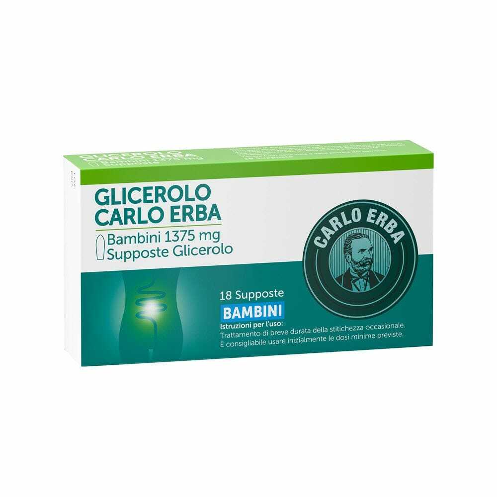 GLICEROLO (CARLO ERBA)*BB 18 supp 1.375 mg