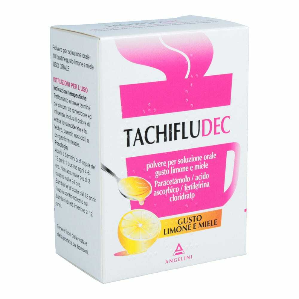 TACHIFLUDEC*orale polv 10 bust limone/miele