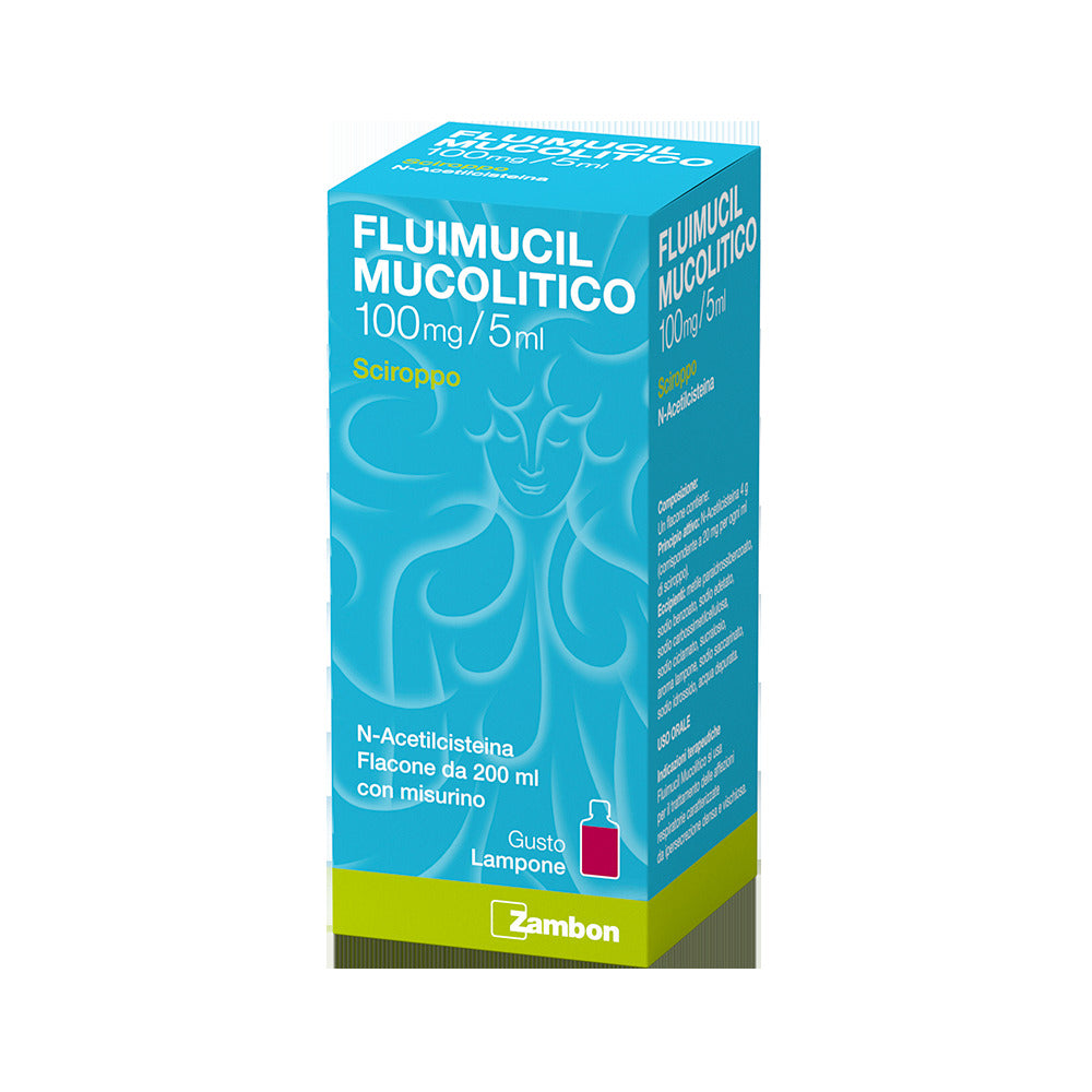 FLUIMUCIL MUCOLITICO*scir 200 ml 100 mg/5 ml