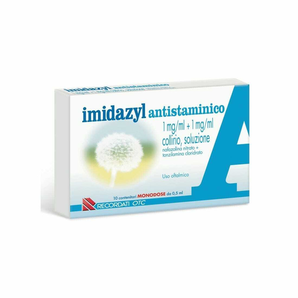 IMIDAZYL ANTISTAMINICO*10 monod collirio 0,5 ml 1 mg/ml + 1mg/ml