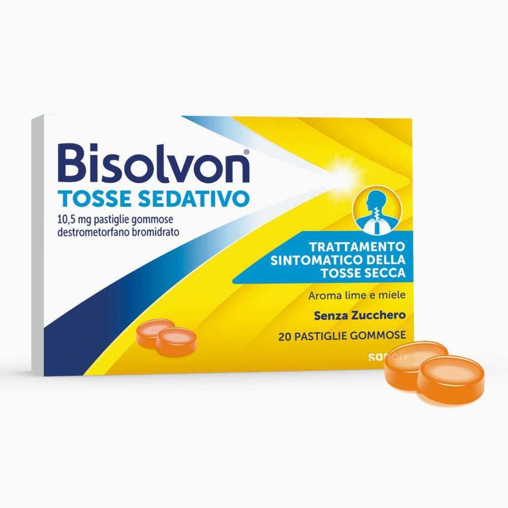 BISOLVON TOSSE SEDATIVO*20 pastiglie gommose 10,5 mg