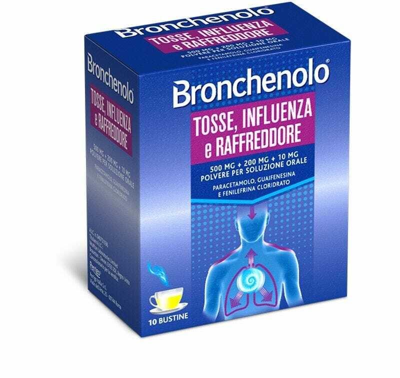 BRONCHENOLO TOSSE INFLUENZA E RAFFREDDORE*orale polv 10 buste