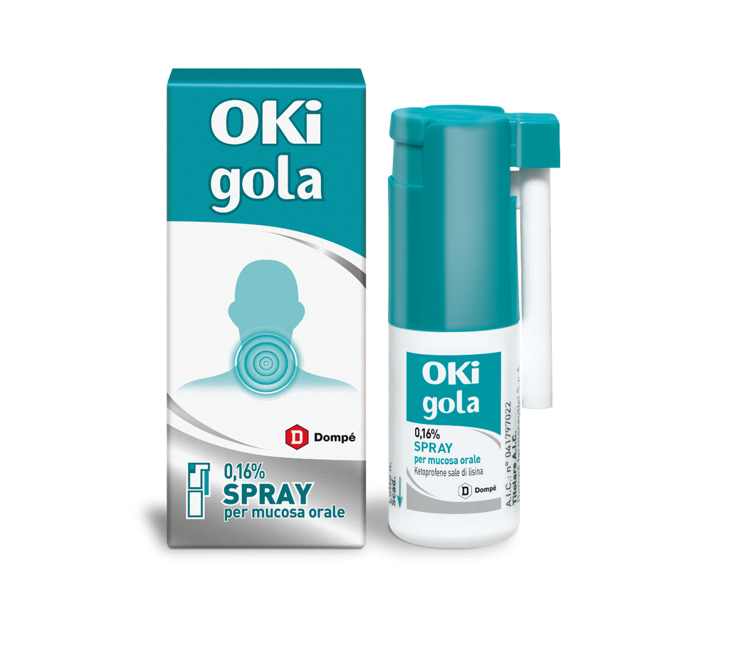 OKI GOLA*spray mucosa orale 15 ml 0,16%