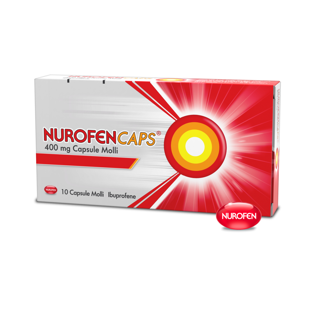 NUROFENCAPS*10 cps molli 400 mg