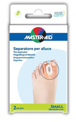 SEPARATORE DITA IN GEL MASTER-AID FOOTCARE PER ALLUCE SMALL2 PEZZI D1