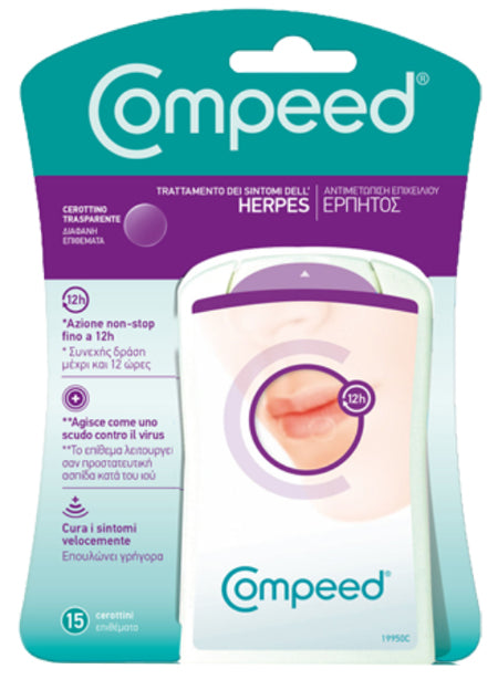 COMPEED TRATTAMENTO DELL'HERPES LABIALE 15 PEZZI