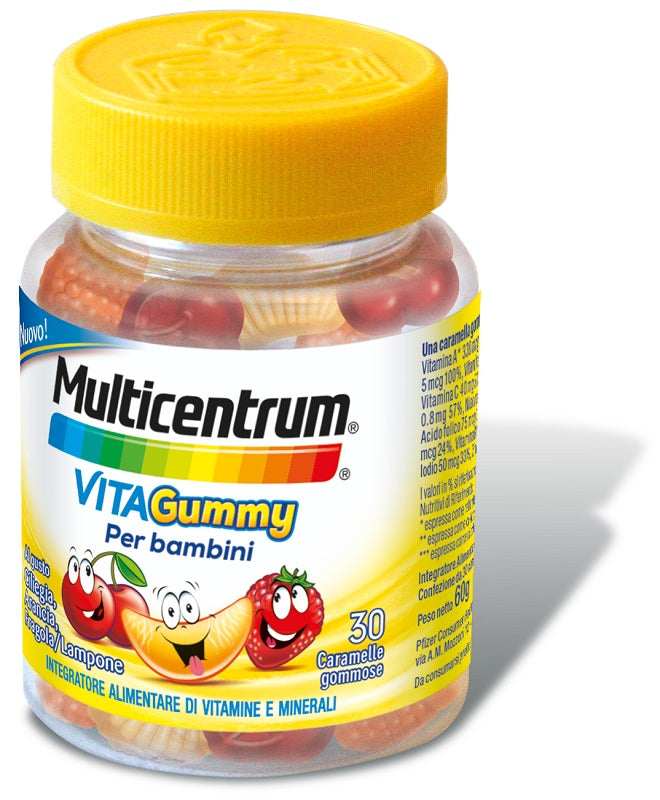 MULTICENTRUM VITAGUMMY 30 CARAMELLE GOMMOSE