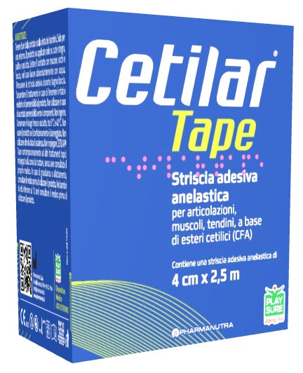 STRISCIA ADESIVA ANELASTICA CETILAR TAPE CM 4 X 2,5 M