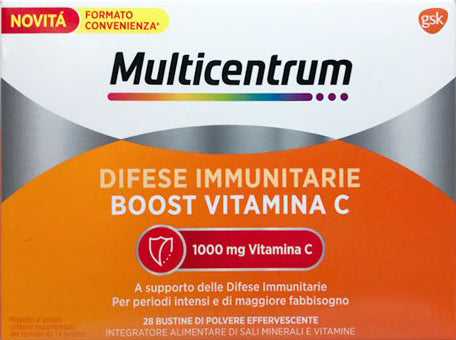MULTICENTRUM DIFESE IMMUNITARIE BOOST VITAMINA C 14 BUSTINE