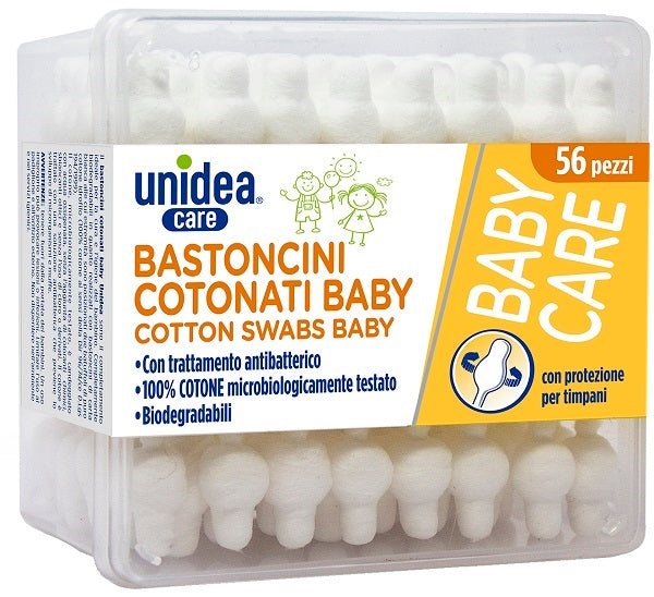 UNIDEA BASTONCINI COTONATI BABY 56 PEZZI