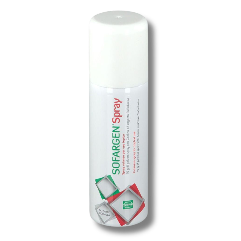 SOFARGEN SPRAY 10 G BOMBOLETTA PRESSURIZZATA 125 ML SOFARGEN - Farmacia Carli SOFARGEN SPRAY 10 G BOMBOLETTA PRESSURIZZATA 125 ML SOFARGEN - Farmacia Carli